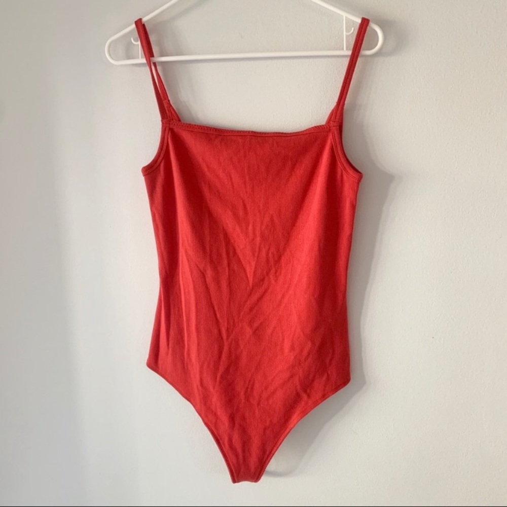 Abercrombie & Fitch ribbed tank bodysuit